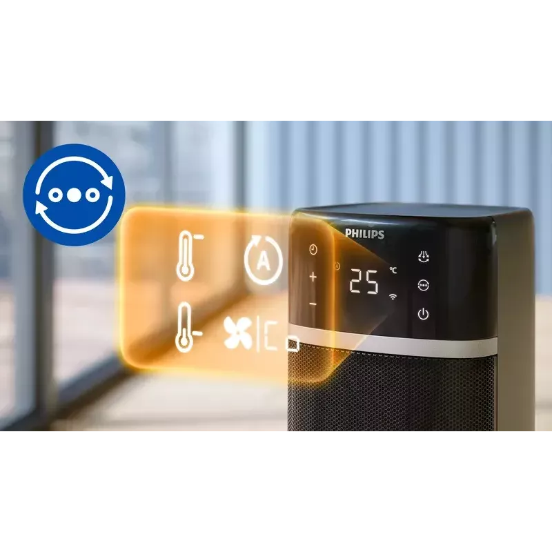Philips 5000 serijos keraminis šildytuvas Smart Tower Ceramic Heater