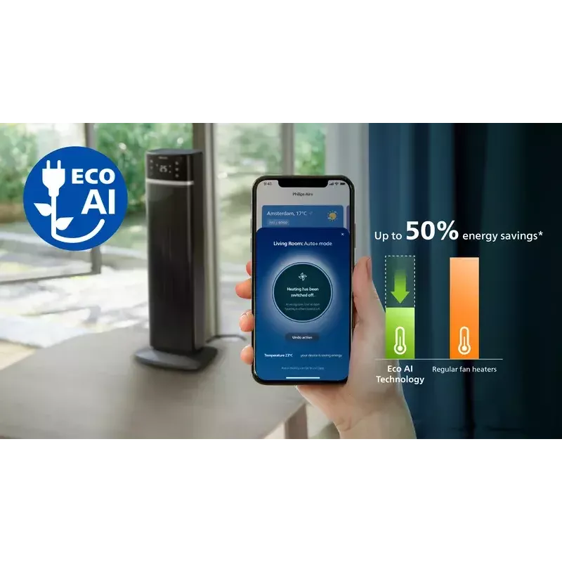Philips 5000 serijos keraminis šildytuvas Smart Tower Ceramic Heater