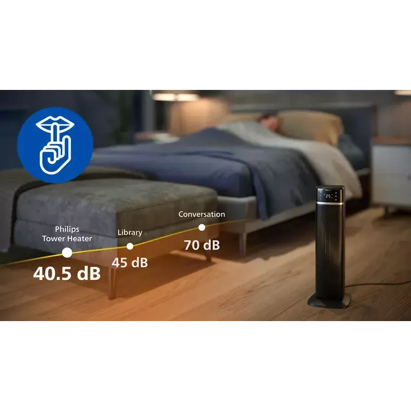 Philips 5000 serijos keraminis šildytuvas Smart Tower Ceramic Heater