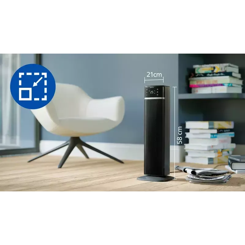 Philips 5000 serijos keraminis šildytuvas Smart Tower Ceramic Heater