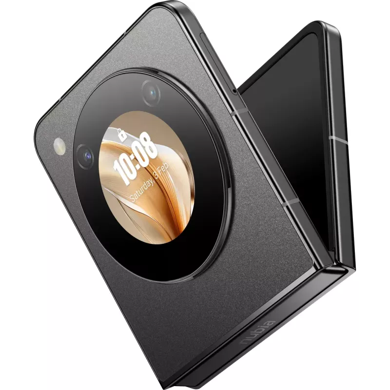 Išmanusis telefonas Nubia Flip 5G 6,9 colio 8 GB 256 GB Juoda