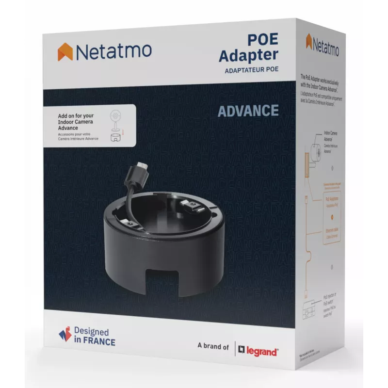 Netatmo NPC-POE-B PoE adapteris juodas