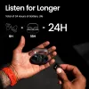 Belaidės ausinės Amazfit Up, atviro tipo, USB Type-C, Bluetooth, juodos