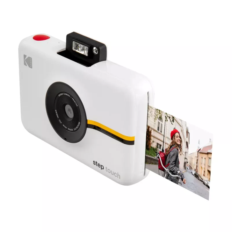 Kodak Step Touch Momentinė nuotraukų spausdintuvė 50 x 76 mm Balta
