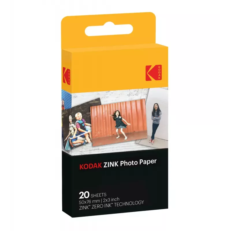 Kodak Step Touch Momentinė nuotraukų spausdintuvė 50 x 76 mm Balta