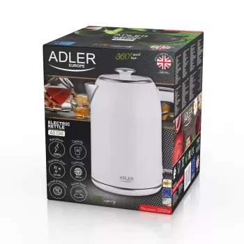 Virdulys Adler 1,7 L 2200 W Baltas