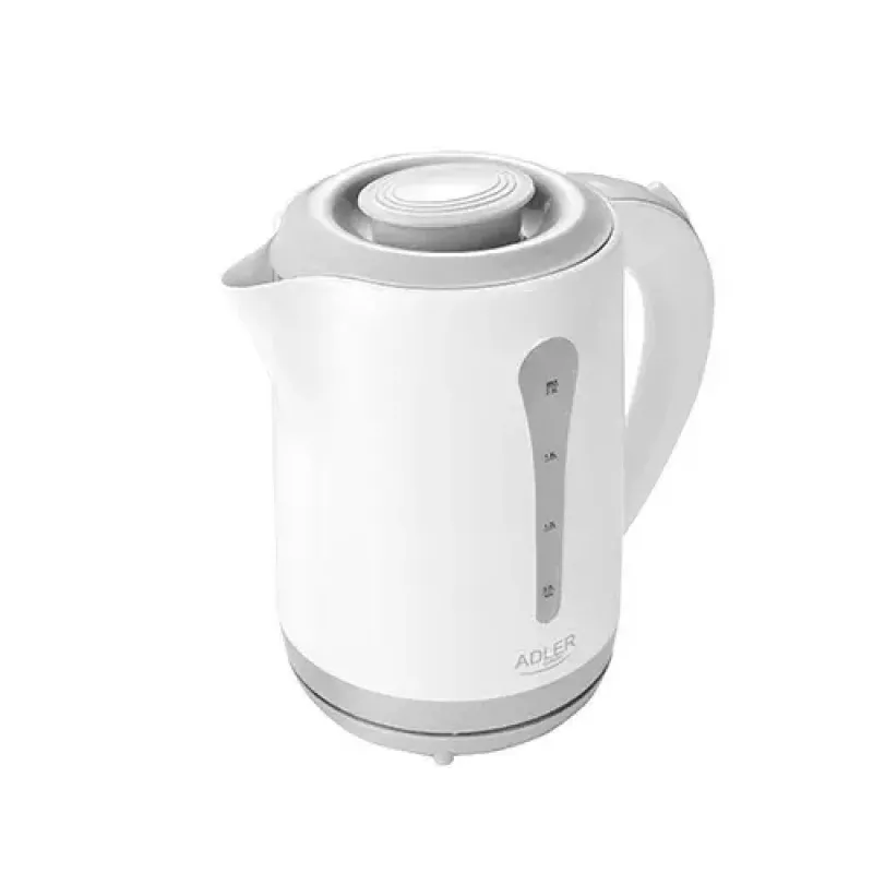 Virdulys Adler AD 1244 — 2,5 L, 2200 W, baltas, paslėptas kaitinimo elementas