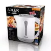 Virdulys Adler AD 1244 — 2,5 L, 2200 W, baltas, paslėptas kaitinimo elementas