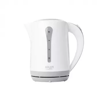 Virdulys Adler AD 1244 — 2,5 L, 2200 W, baltas, paslėptas kaitinimo elementas