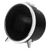 Keraminis elektrinis šildytuvas Adler AD 7742 — 1500/750 W, ant grindų, 220–240 V, juodas/sidabrinis