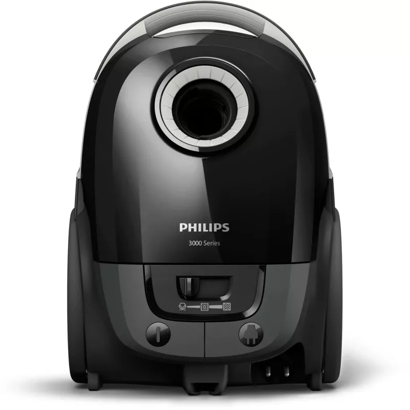Cikloninis dulkių siurblys Philips 3000 serijos XD3112/09 — 900 W, 3 L maišas, HEPA filtras, 9 m spindulys, TriActive antgalis