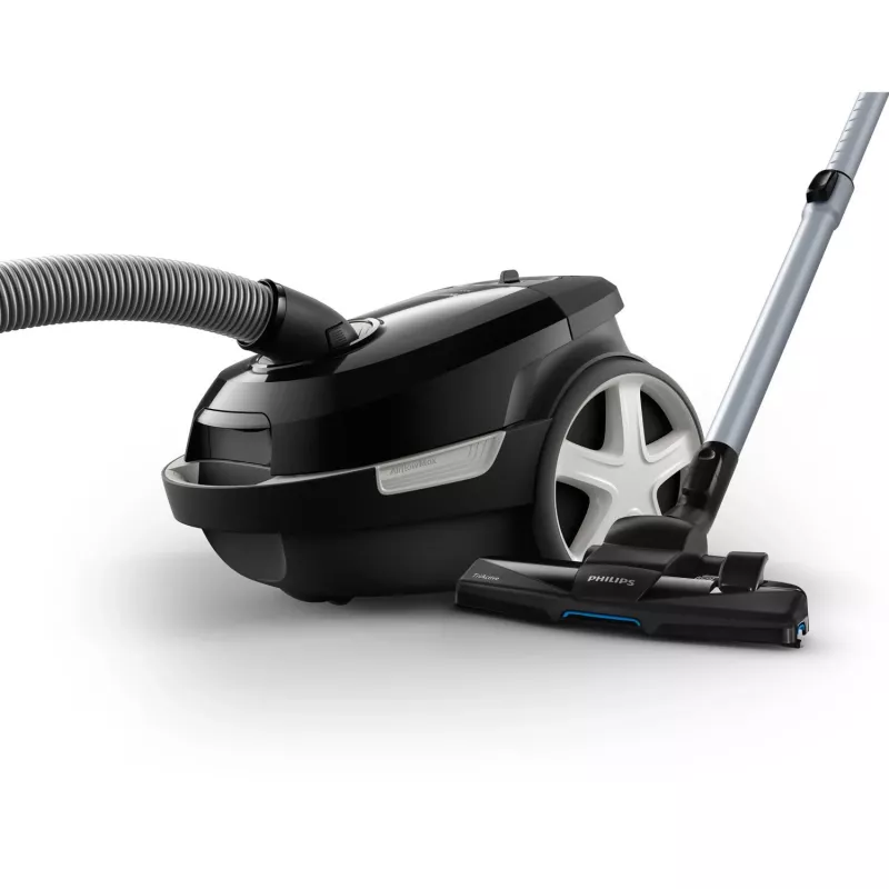 Cikloninis dulkių siurblys Philips 3000 serijos XD3112/09 — 900 W, 3 L maišas, HEPA filtras, 9 m spindulys, TriActive antgalis