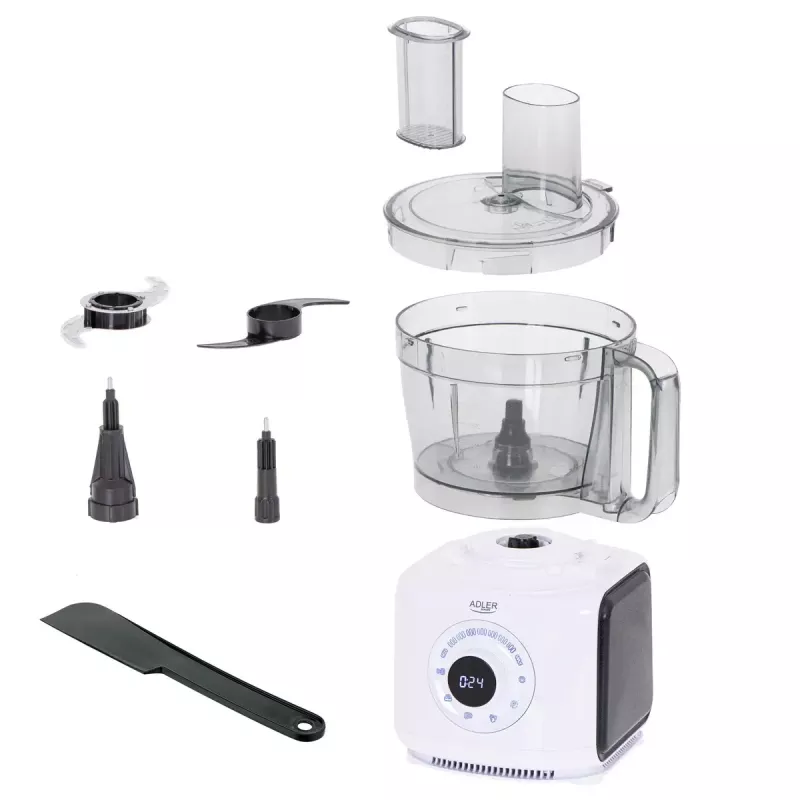 Virtuvinis kombainas Adler AD 4224 1000 W 3,5 L juodas baltas