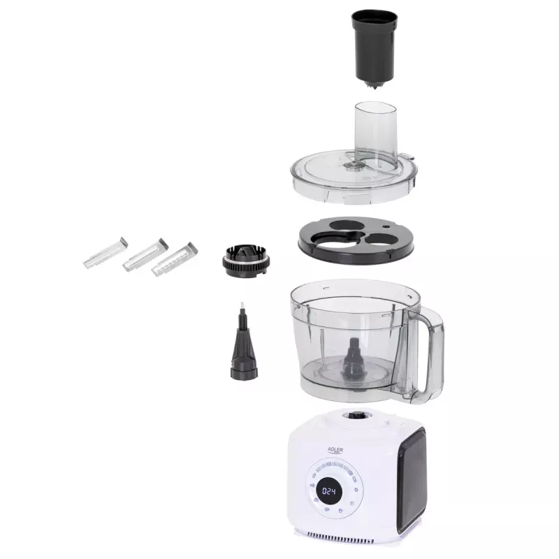 Virtuvinis kombainas Adler AD 4224 1000 W 3,5 L juodas baltas