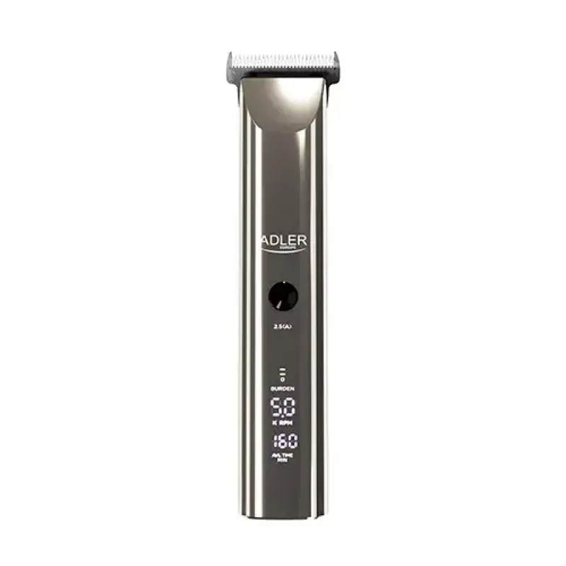 Plaukų kirpimo mašinėlė Adler AD 2834 sidabrinė 3 mm – 1,2 cm LCD