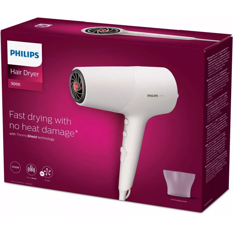 Plaukų džiovintuvas Philips 5000 serijos BHD501/00 2100 W