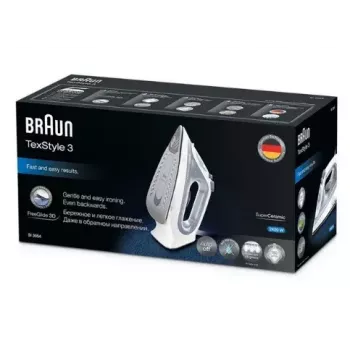 Braun TexStyle 3 SI3054GY lygintuvas su keraminiu padu, 2400 W, pilkas
