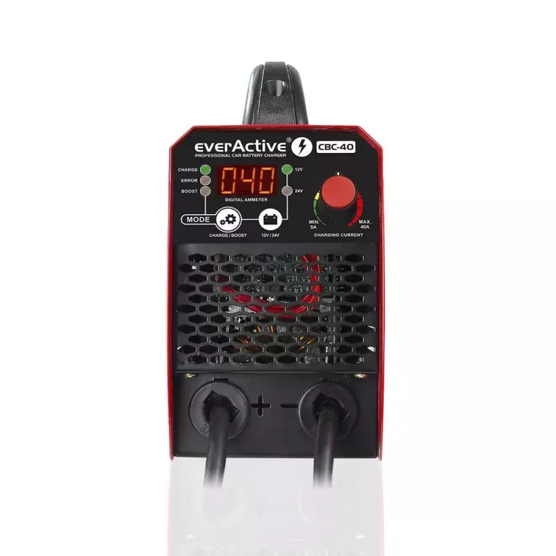 Automobilinis įkroviklis everActive CBC40 12V/24V, švino-rūgšties akumuliatorių įkroviklis
