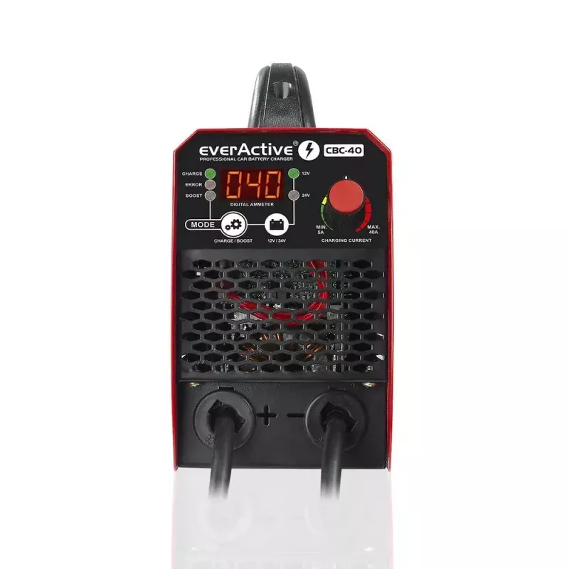 Automobilinis įkroviklis everActive CBC40 12V/24V, švino-rūgšties akumuliatorių įkroviklis