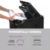 Popieriaus smulkintuvas Fellowes AutoMax 600M, mikro pjūvis, 60 dB, 23 cm, juodas