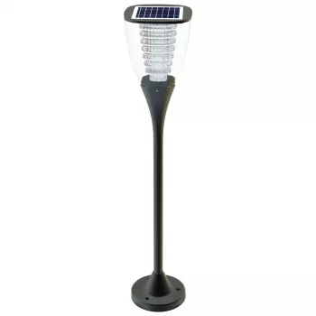 Stulpinis lauko šviestuvas PowerNeed ESL-25H LED juodas IP65