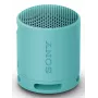 Sony SRS-XB100 – Belaidis Bluetooth garsiakalbis, nešiojamas, IP67 atsparus vandeniui ir dulkėms, 16 val. baterija, ekologiškas, lauko ir kelionių, mėlynas