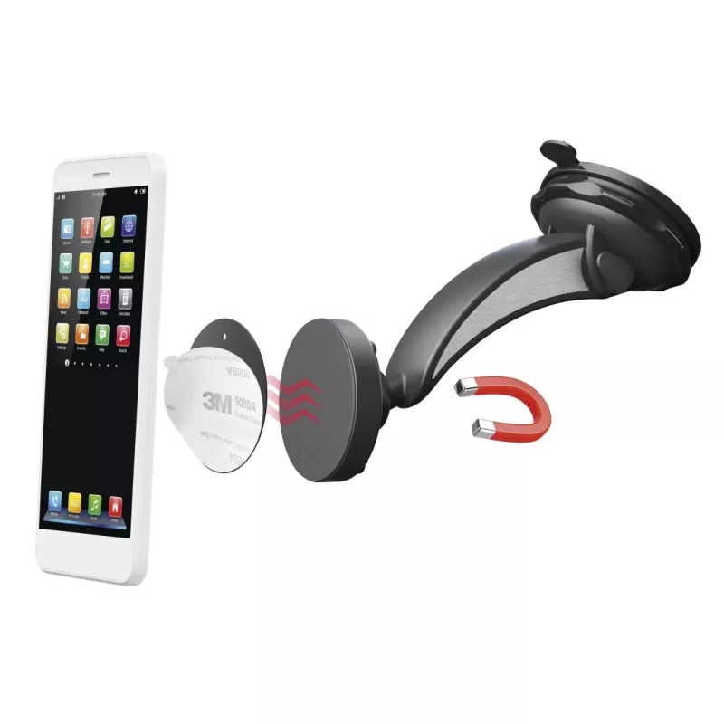 Pasyvus laikiklis Hama Magnet 00201512 Juodas Mobiliesiems telefonams / Išmaniesiems telefonams