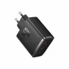 Greitasis įkroviklis Baseus Cube Pro 65W — 3 prievadai (2×USB-C, 1×USB-A), 110–240V, AC, universalus, juodas, 0,154 kg