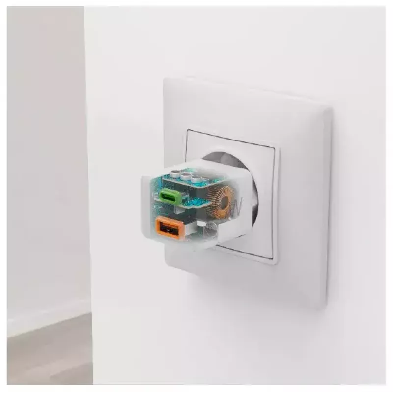 Hama 00201991 greitasis sieninis USB-C ir USB-A įkroviklis 20 W baltas
