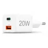Hama 00201991 greitasis sieninis USB-C ir USB-A įkroviklis 20 W baltas