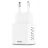 Hama 00201991 greitasis sieninis USB-C ir USB-A įkroviklis 20 W baltas
