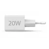 Hama 00201991 greitasis sieninis USB-C ir USB-A įkroviklis 20 W baltas