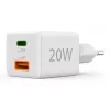Hama 00201991 greitasis sieninis USB-C ir USB-A įkroviklis 20 W baltas