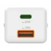 Hama 00201991 greitasis sieninis USB-C ir USB-A įkroviklis 20 W baltas