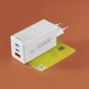 Hama 00201997 mobiliojo įrenginio įkroviklis nešiojamam kompiuteriui, išmaniajam telefonui, planšetei, baltas, AC, greitas įkrovimas, vidaus naudojimui