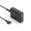 Hama 00201979 greitasis AC įkroviklis nešiojamam kompiuteriui, powerbankui, išmaniajam telefonui, planšetei, juodas, 65 W, GaN