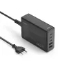 Hama 00201978 greitasis įkroviklis nešiojamam kompiuteriui, išmaniajam telefonui, planšetei, maitinimo blokui, juodas, 140 W, 3×USB-C, patalpoms
