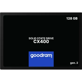 2,5 colio SATA III SSD GOODRAM SSDPR-CX400-128-G2 – 128 GB, 550/460 MB/s, 3D TLC NAND