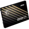 SSD 2.5 colio SATA III MSI SPATIUM S270 480GB — 3D NAND, 450 MB/s rašymas