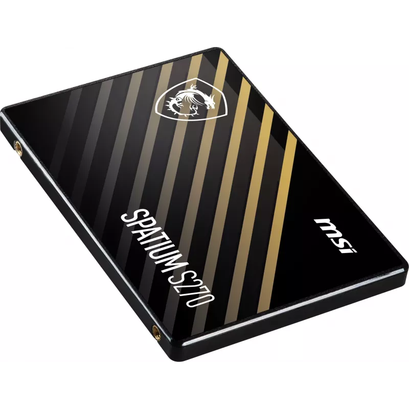 SSD 2.5 colio SATA III MSI SPATIUM S270 480GB — 3D NAND, 450 MB/s rašymas