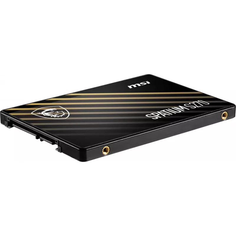SSD 2.5 colio SATA III MSI SPATIUM S270 480GB — 3D NAND, 450 MB/s rašymas