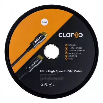 HDMI laidas claroc FEN-HDMI-21-30M — 30 m, HDMI 2.1, 8K 120Hz palaikymas
