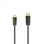 HDMI kabelis Hama 00205015 1,5 m HDMI A tipo (standartinis) – HDMI C tipo (mini) juodas