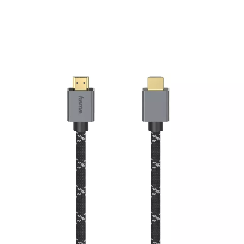 HDMI kabelis Hama 00200504 2 m HDMI A tipo (Standartinis) Juoda, Pilka