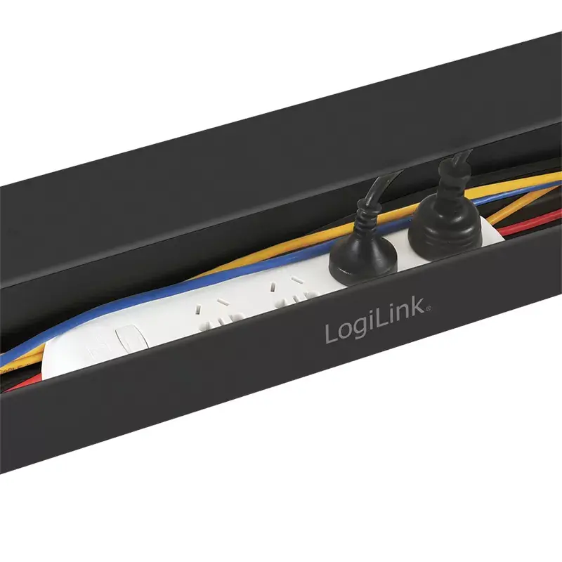 Kabelių dėklas LogiLink KAB0070 Juodas 114 mm 76 mm 0.6 m
