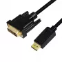 LogiLink CV0130 1 m DisplayPort – DVI laidas, juodas