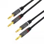 Audio kabelis LogiLink CA1211 5m 2x Banana juodas