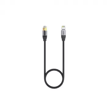 Tinklo kabelis UNITEK C18149AGY03-2M Cat8 RJ-45 2m Juodas
