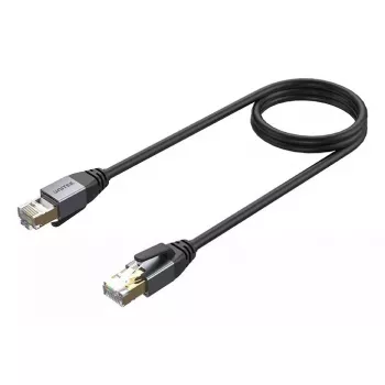 Tinklo kabelis UNITEK C18149AGY03-2M Cat8 RJ-45 2m Juodas