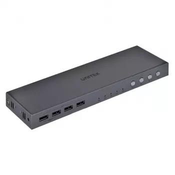 Unitek V306A KVM perjungiklis 4K HDMI 2.0, 4 įėjimai ir 1 išėjimas, USB